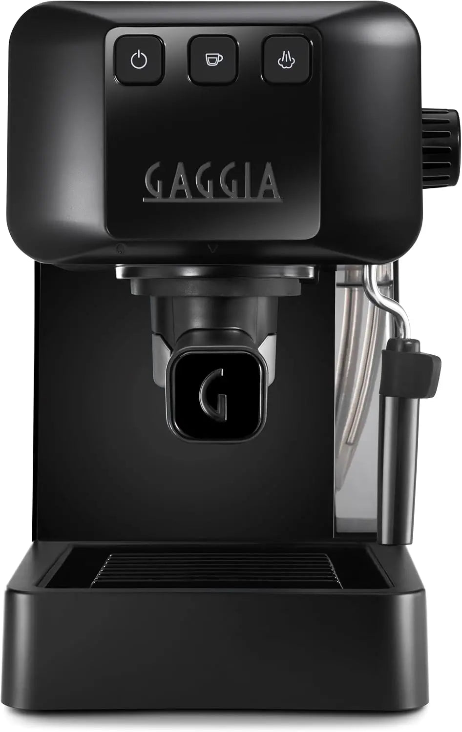 Gaggia EG2109 negro, Cafetera Espresso Manual para Café Molido o Monodosis, sistema POD para Espressos Cremosos con Monodosis, Nuevo Modelo 2023