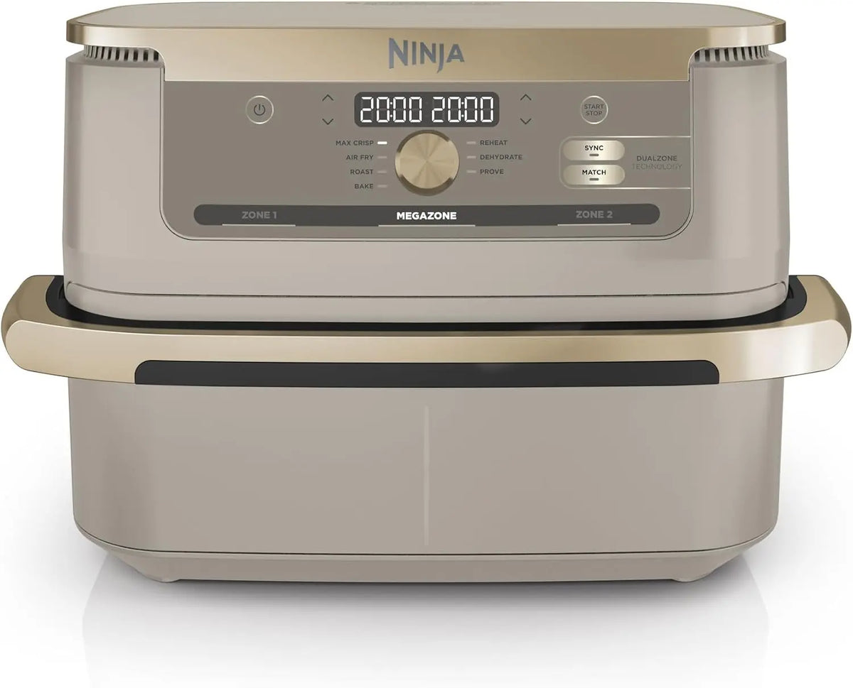 Ninja Foodi FlexDrawer, Freidora de Aire con Compartimento Doble, 10, 4L