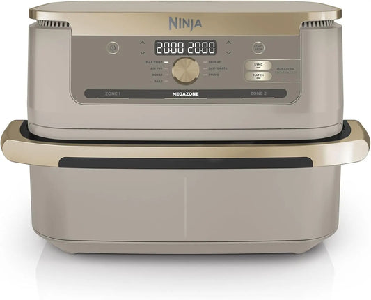 Ninja Foodi FlexDrawer, Freidora de Aire con Compartimento Doble, 10, 4L