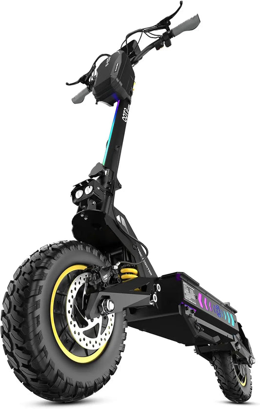 T10 Pro, Patinete eléctrico para adultos, doble motor, patinete eléctrico con batería de 52 V y 23, 4 Ah, autonomía de hasta 70 km, pantalla HD