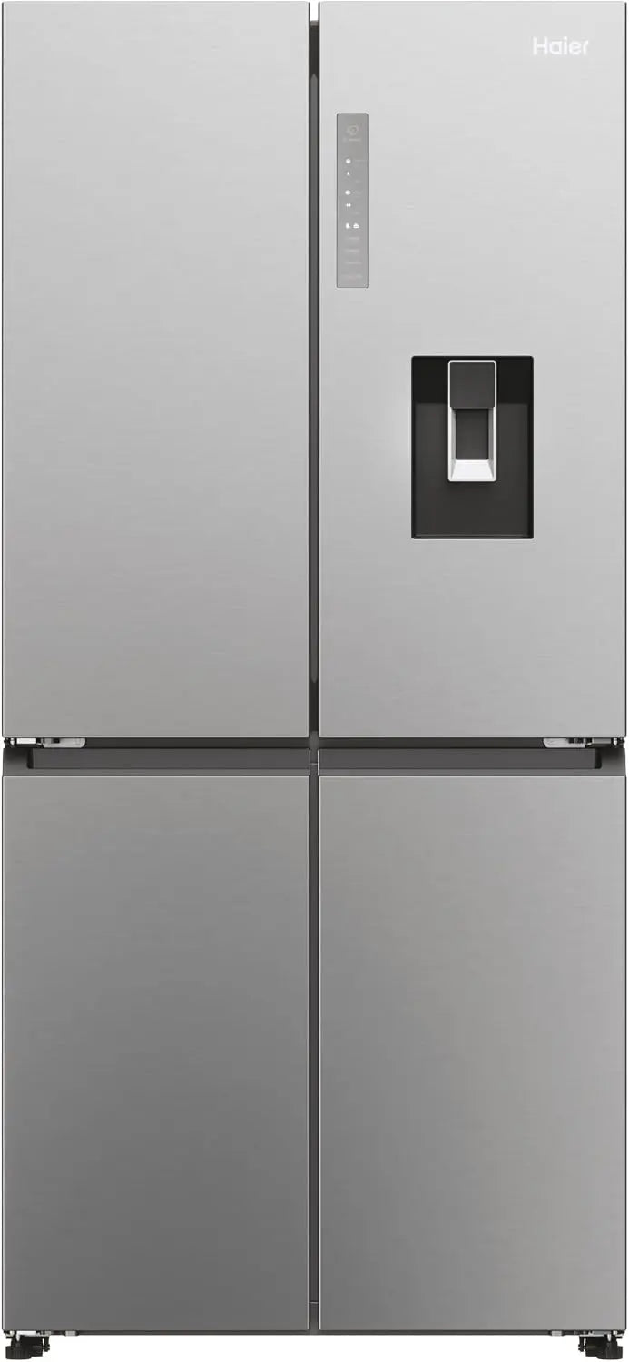 Haier Cube 83 serie 3 HCR3818EWMM Frigorífico 4 Puertas, Capacidad XXL 463L, Dispensador de Agua, Motor de velocidad variable, Total sin escarcha