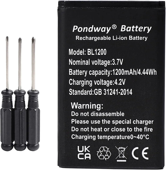 Batería para Artfone CS181 CF241A F20 C10 G3G6, PX1728E-1BRS (1200 mAh)