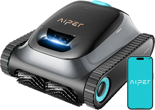 (2026 Upgrade) AIPER Scuba S1 Robot Piscina Limpiafondos y Paredes, Aspirador Piscinas Fondos con Batería Mejorada 270 min