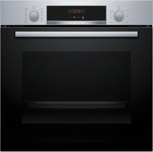 Bosch, Horno Multifunción, Serie 4, Pirolítico, Acero, HBA574ES3