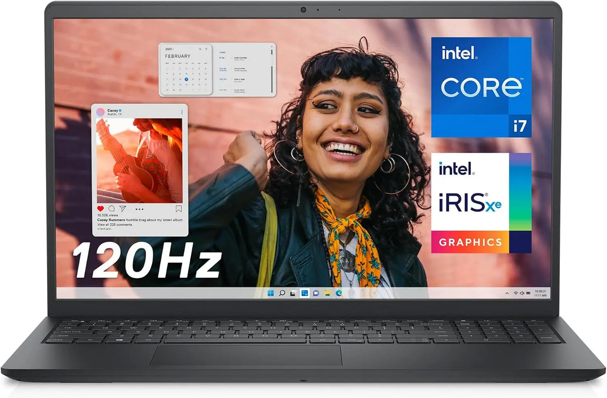 DELL Inspiron 15 (3530) Ordenador Portátil 15, 6'' FHD+ 120 Hz, Intel Core i7-1355U, 16 GB RAM, 512 GB SSD, Intel Iris Xe Graphics, Windows 11 Home