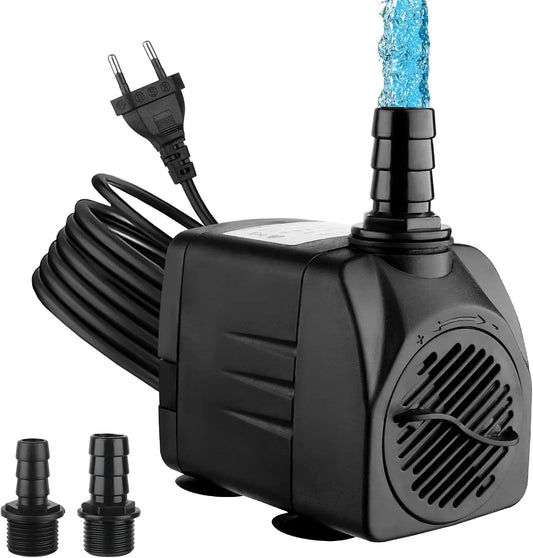 Max 25W 1500 l/h Mini bomba de agua bomba sumergible bomba de transferencia bomba de acuario para jardín, acuario, estanque, fuente bomba sumergible