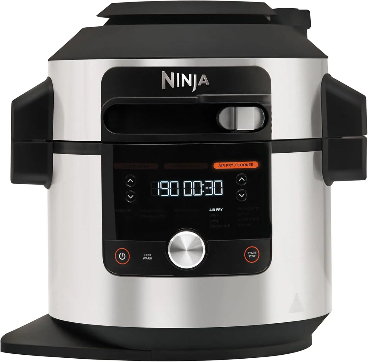 Ninja Foodi MAX Olla eléctrica multifunción con SmartLid, 7, 5 l, 12 funciones de cocción en 1, Olla a presión, Freír con aire, Cocción lenta y más