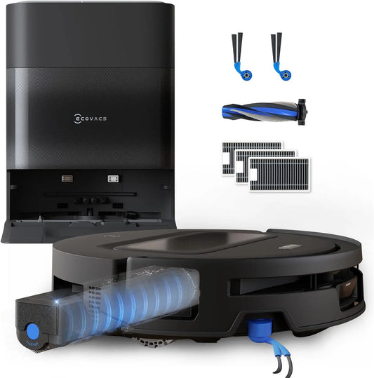 ECOVACS T90 MAX Pro Care conjunto Robot Aspirador y Fregasuelos, Mejora T50