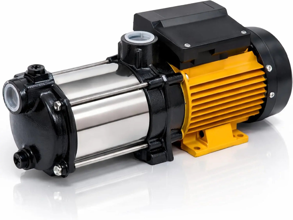 Bomba de Agua 0.75kW (1CV), caudal max. 3600 l/h, altura max. 55mca. Bomba presurizadora para casa, jardín y riego. bomba de presión -Fluvia