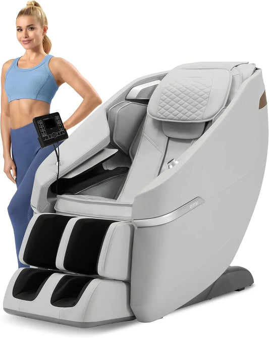 ROTAI Silla de Masaje de Cuerpo Completo con Amasado, Gravedad Cero y Bluetooth, Sillón Masajeador Shiatsu Profesional Reclinable