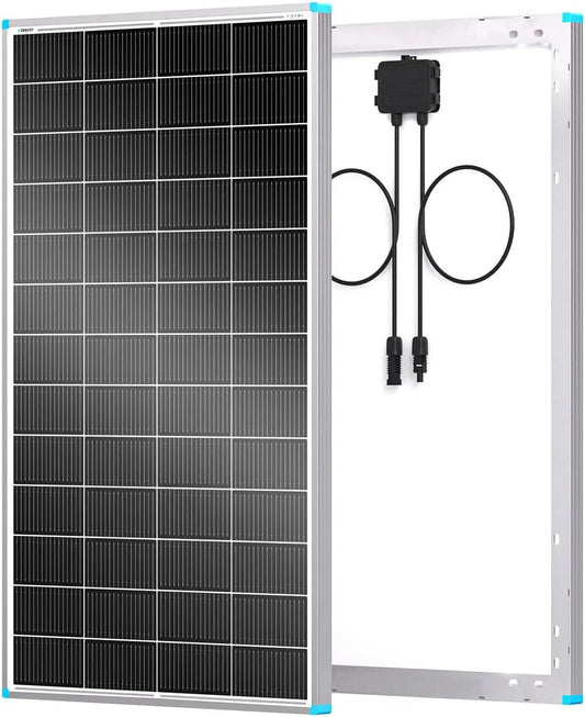Renogy Paneles solares 16BB tipo N de 200 vatios y 24 V con una eficiencia del 25%, módulo fotovoltaico cargador para baterías de autocaravanas