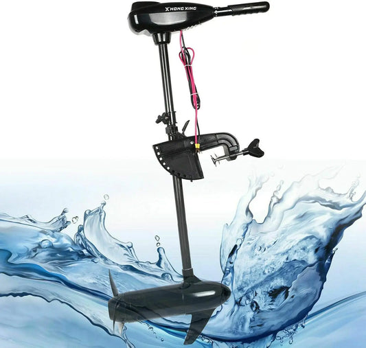 Motor eléctrico fueraborda eléctrico de 12 V, 80 libras, 800 W, 1850 kg de fuerza de tracción