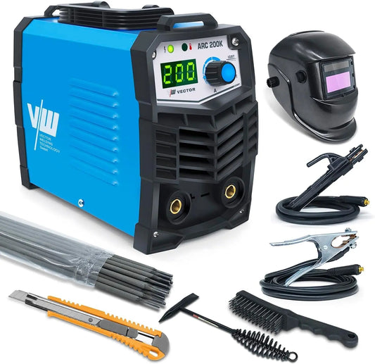 VECTOR WELDING Soldador de Electrodo 200A, Máquina de Soldar de velocidad variable MMA