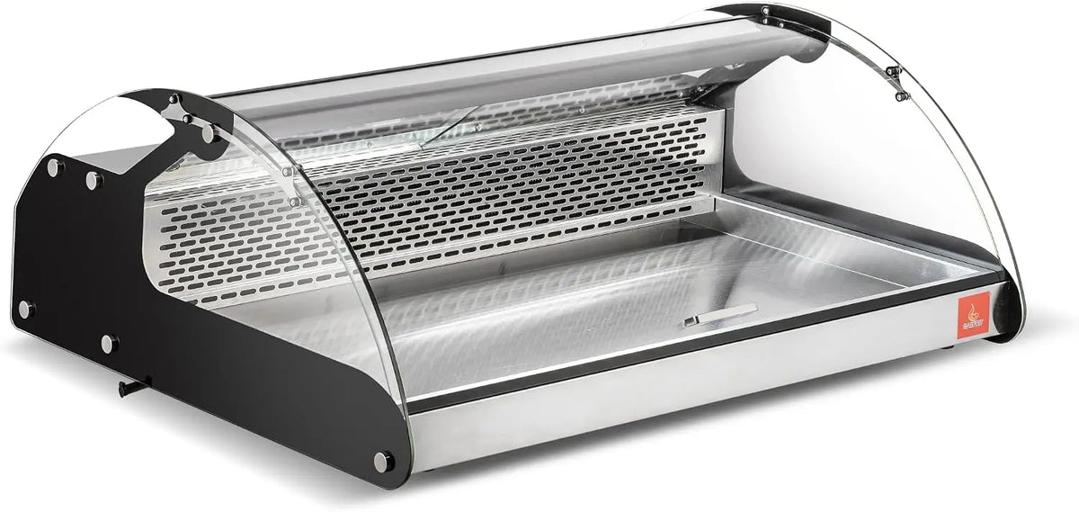 Vitrina Refrigerada Expositora para Pescado, Marisco, Carne y Postres, Refrigeración Estática +1 a +6 °C, Cristal Templado, Iluminación LED