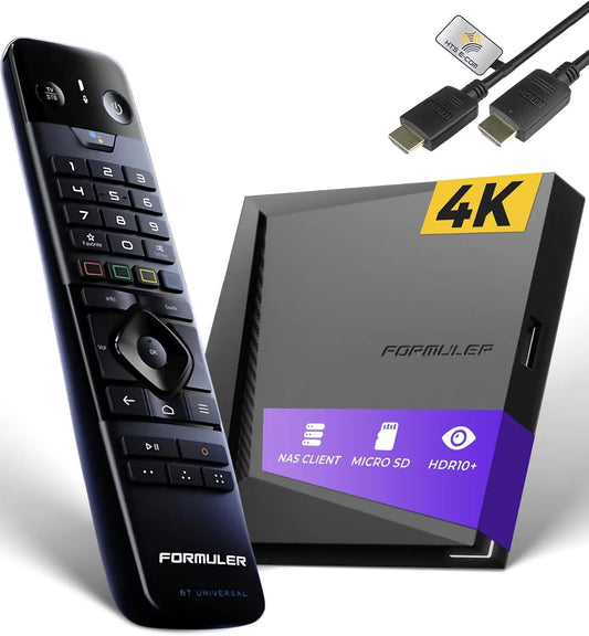 Formuler Z11 PRO MAX 4K BT1 Edition Android 11 Media Player, UHD HDR10+ IP Media Streaming Box, WiFi, mando a distancia BT, aplicación MYTVOnline3