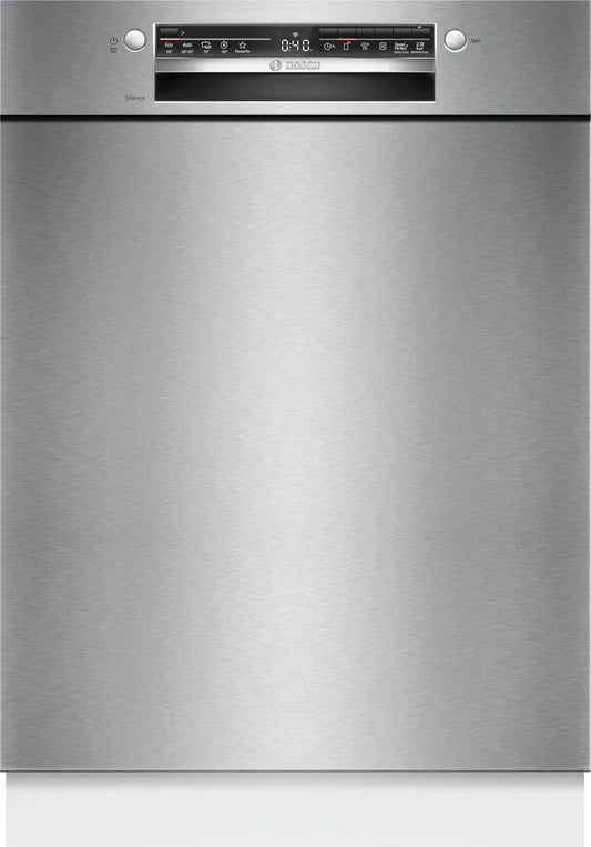 Bosch SMU2HTS08E Serie 2, Lavavajillas empotrado 60 cm, inteligente Start, nivel higiénico para Eco 50°C e intensivo 70°C, AquaStop, Home Connect