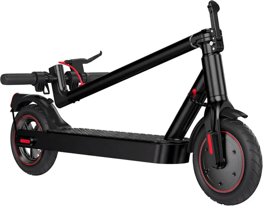 iScooter 8.5' Patinete Eléctrico Adultos Homologado DGT, 500W Motor, Autonomía De 20-25 KM, Máxima 25KM/H, Timbre, App, Frenado Doble, Plegable