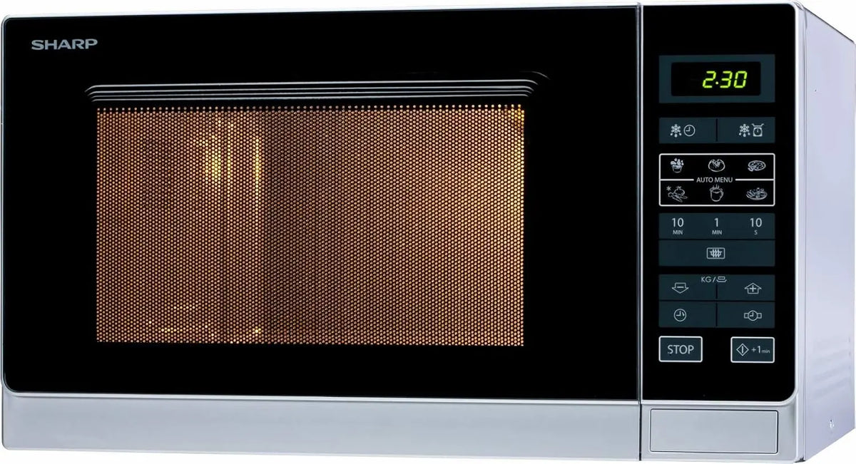 Sharp R342INW Microondas 25L, Control Tactíl, 900W