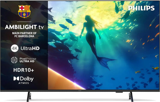 Philips Ambilight 43PUS8010 4K LED inteligente TV, Pantalla de 43 Pulgadas con Plataforma Titan OS