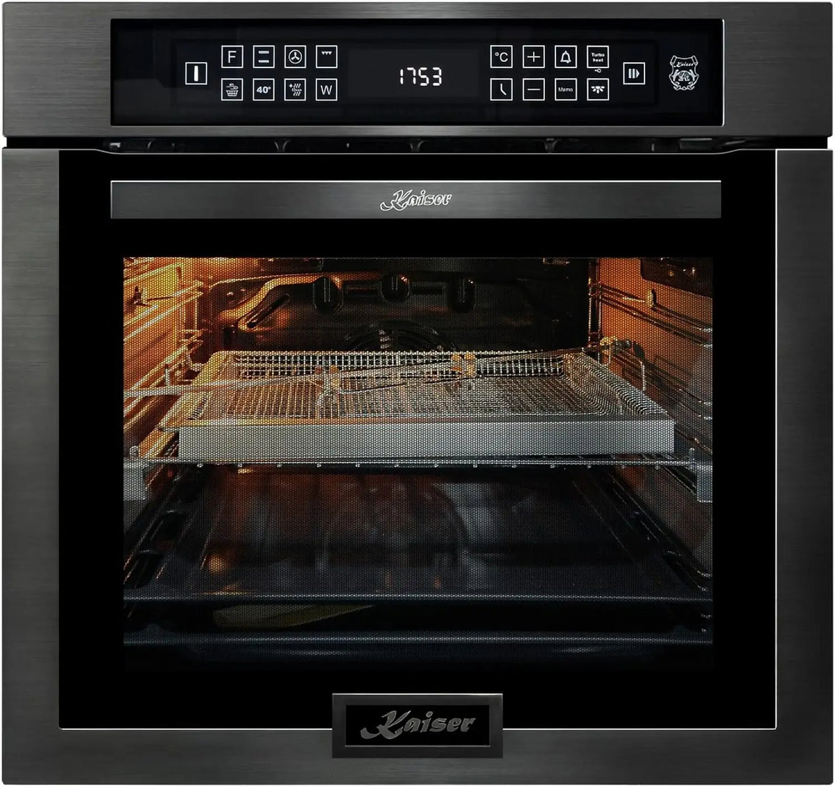 KAISER Horno empotrado EH 6306 N RS, 86 L, 15 Fkt. Grill freidora de aire Full táctil