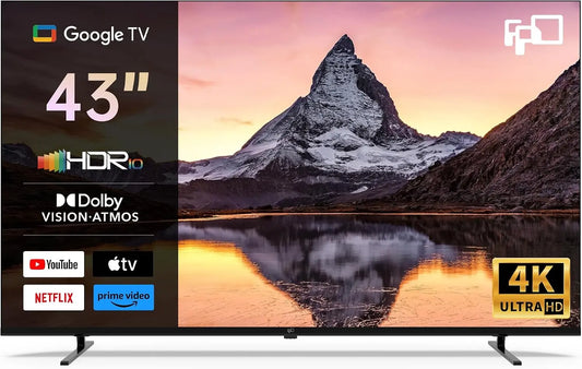 FPD inteligente TV 43 Pulgadas Televisor 4K UHD Google TV Pantalla Plana 60Hz