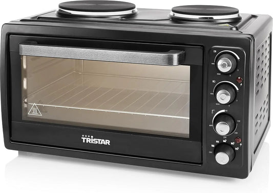 Tristar OV-1443, Horno de convección con 2 placas calefactoras, volumen 38 litros, 3100 W